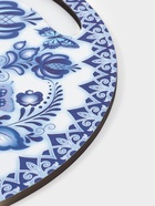 Доска разделочная сувенирная «Гжельская роспись», 25.5 см, круглая - фото 61036736