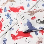 Пижама для мальчика, цвет белый/красный, рост 80 см - фото 24671130