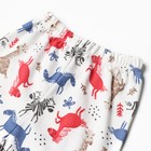 Пижама для мальчика, цвет белый/красный, рост 80 см - фото 24671133