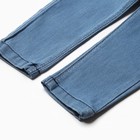 Джинсы для девочки, цвет голубой, рост 122 см - фото 24525574