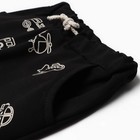 Брюки для мальчика, цвет чёрный, рост 92 см - фото 22899678