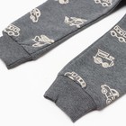 Брюки для мальчика, цвет тёмно-серый, рост 80 см - фото 22899688