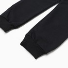 Брюки для мальчика, цвет чёрный, рост 122 см - фото 24387098