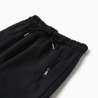 Брюки для мальчика, цвет тёмно-синий, рост 110 см - фото 24589376