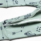 Комбинезон детский (3 шт.), цвет бежевый/оранжевый/зелёный, рост 80 см - фото 22899999