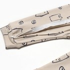 Комбинезон детский (3 шт.), цвет бежевый/оранжевый/зелёный, рост 80 см - фото 22899991