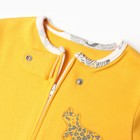 Комбинезон детский (3 шт.), цвет оранжевый/леопард/белый, рост 80 см - фото 22900038