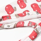 Комбинезон детский (3 шт.), цвет жёлтый/красный/зелёный, рост 62 см - фото 22900063