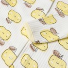 Комбинезон детский (3 шт.), цвет жёлтый/красный/зелёный, рост 74 см - фото 22900090