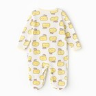 Комбинезон детский (3 шт.), цвет жёлтый/красный/зелёный, рост 74 см - фото 22900092