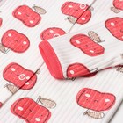 Комбинезон детский (3 шт.), цвет жёлтый/красный/зелёный, рост 74 см - фото 22900086