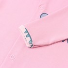 Комбинезон детский (3 шт.), цвет белый/розовый/светло-розовый, рост 74 см - фото 24293005