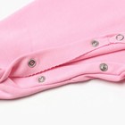 Комбинезон детский (3 шт.), цвет белый/розовый/светло-розовый, рост 74 см - фото 24293006