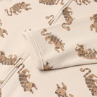 Комбинезон детский (3 шт.), цвет бежевый/зелёный/белый, рост 74 см - фото 22900130