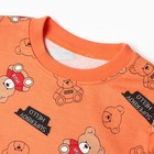 Комплект детский (свитшот,брюки), цвет оранжевый, рост 92 см - фото 22921260