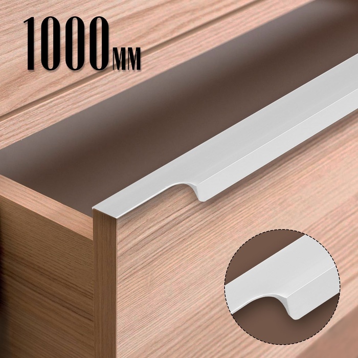 

Ручка торцевая CAPPIO RP100SC, L=1000 мм, цвет матовый хром