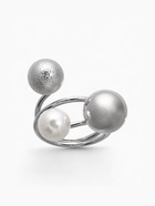 Муфта для платка «Трио», цвет белый в серебре - Фото 2