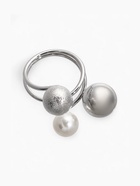 Муфта для платка «Трио», цвет белый в серебре - Фото 3