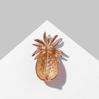 Брошь «Ананас», цвет жёлто-зелёный в золоте - Фото 2