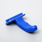 Пуходёрка пластиковая с самоочисткой, 10×15 см, синяя - фото 58064774