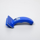 Пуходёрка, 10×15 см, с самоочисткой, пластик, синяя - Фото 4