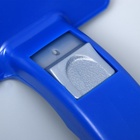 Пуходёрка, 10×15 см, с самоочисткой, пластик, синяя - Фото 5