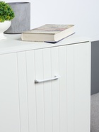 Ручка скоба CAPPIO RSC104, алюминий, м/о 96, цвет белый - фото 809227519