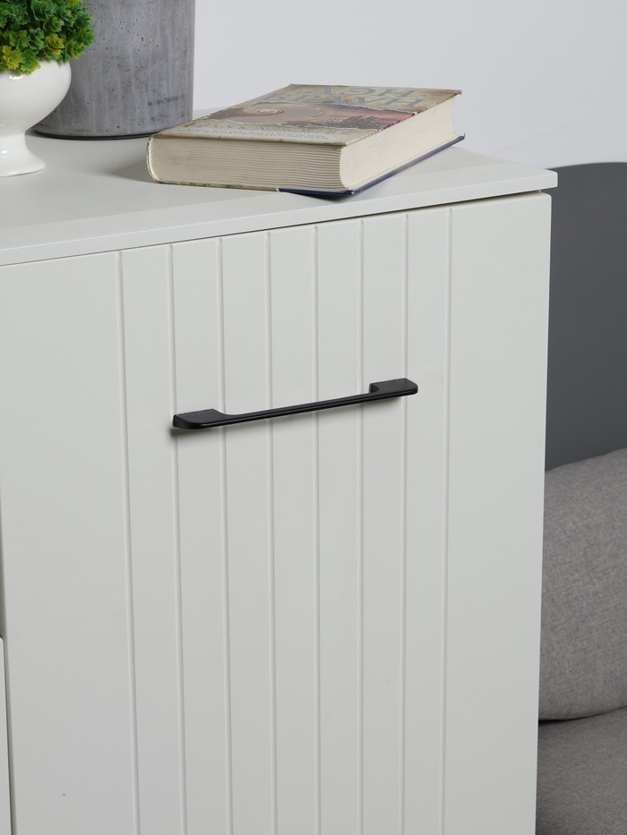 Ручка-скоба CAPPIO RSC023, алюминий, м/о 160 мм, цвет черный - Фото 1