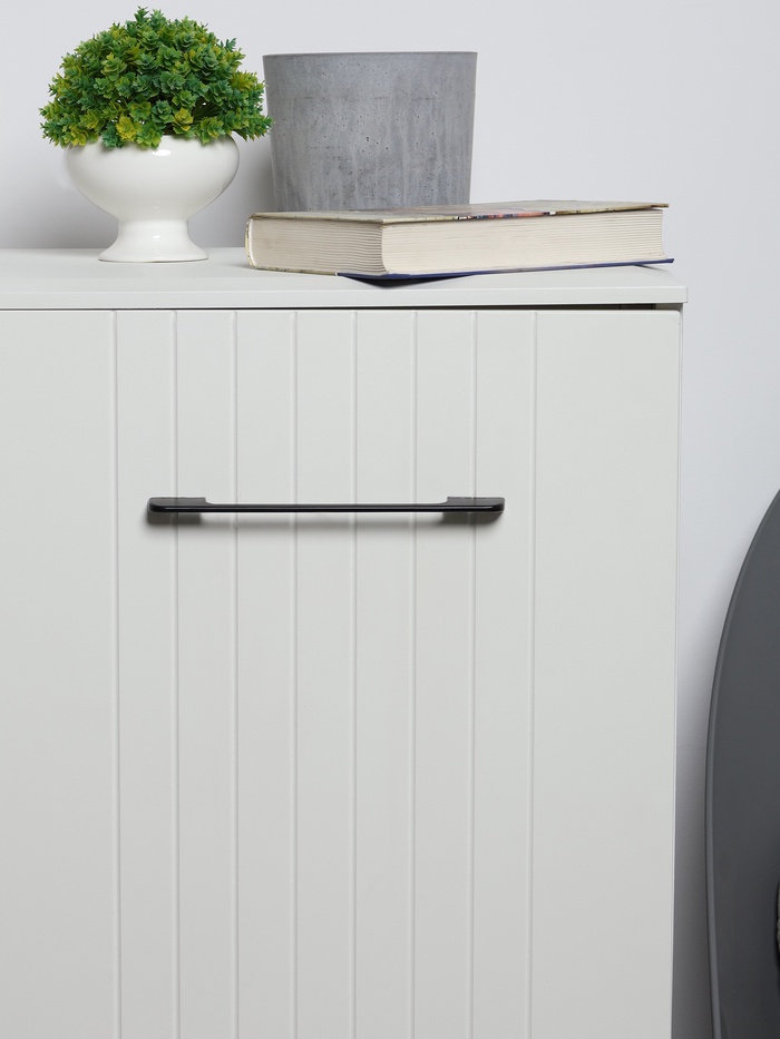 Ручка-скоба CAPPIO RSC023, алюминий, м/о 192 мм, цвет черный - Фото 1