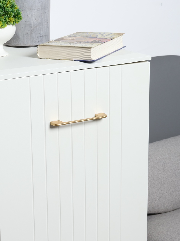 Ручка-скоба CAPPIO RSC023, алюминий, м/о 128 мм, цвет золото - Фото 1