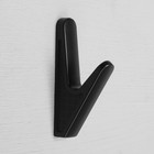 Крючок мебельный CAPPIO CKO004, однорожковый, черный - Фото 2