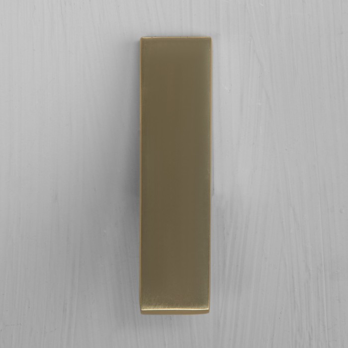 Крючок мебельный однорожковый CAPPIO KC114, цвет сатиновое золото