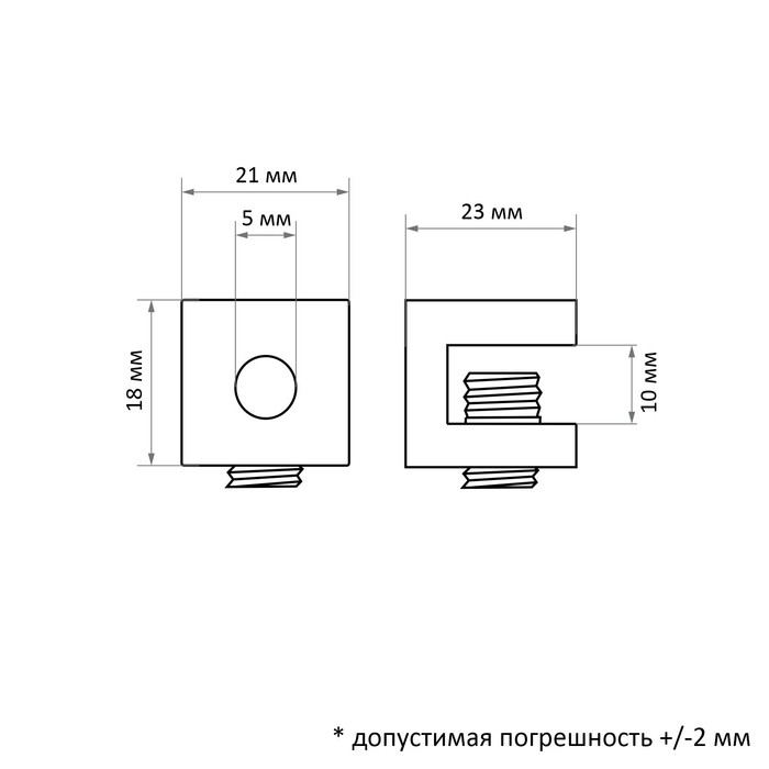 Полкодержатель CAPPIO P027, 10 мм, фасовка 4 шт. - фото 18574523 Полкодержатель CAPPIO P027, 10 мм, фасовка 4 шт. - фото 18574523