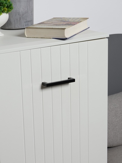 Ручка-скоба CAPPIO SQUARE RSC007, алюминий, м/о 96 мм, цвет черный