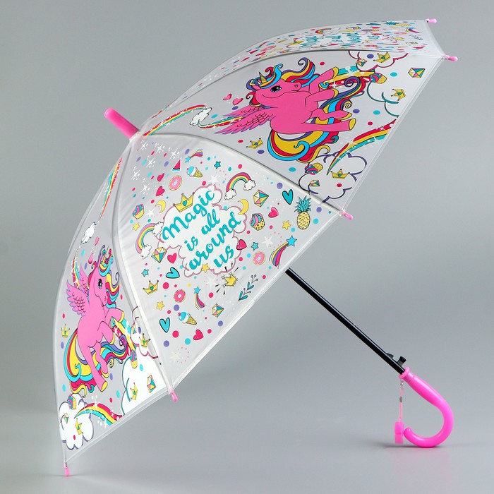 Детский зонт «Радужный единорог» 84 × 84 × 67 см - Фото 1
