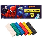 Пластилин 6 цветов 90 г "Человек-паук" - фото 4096683