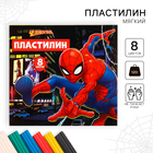 Пластилин 8 цветов 120 г "Человек-паук" - фото 109026912