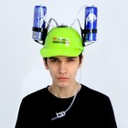 Каска «Ты меня уважаешь?!», с отверстиями под банки - Фото 2