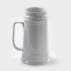 Кружка для пива фарфоровая «Бельё», 1000 мл, d=7,9 см - Фото 2