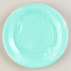 Одноразовая посуда: тарелка бумажная «Мятный»,однотонная, 18 см - Фото 6