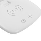 УЦЕНКА Зеркало Luazon KZ-08, подсветка, настольное, 30 LED, беспроводная зарядка, лампа, белое - Фото 3