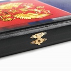 Настольная игра 2 в 1 нарды, шашки «Герб», деревянные, 60×60 см - фото 121959342