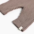 Комбинезон вязаный Крошка Я, р.68-74, кофейный - фото 24259085