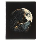 Тетрадь 48 листов в клетку Calligrata TOP "Девушка с волком", обложка мелованный картон, ТВИН-лак, блок офсет, белизна 95%, МИКС - фото 22754044