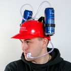 Каска «Шапка-нетрезвимка», с отверстиями под банки, обхват головы 56-58 см - Фото 4