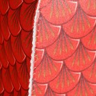 Шапка для бани с принтом "Огненный дракон", красный, полиэфирный войлок - Фото 2