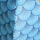 Шапка для бани с принтом "Водяной дракон", голубой, полиэфирный войлок - фото 7372317