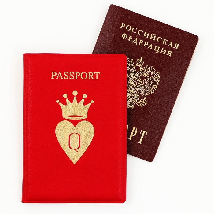 Обложка для паспорта «Королева», искусственная кожа