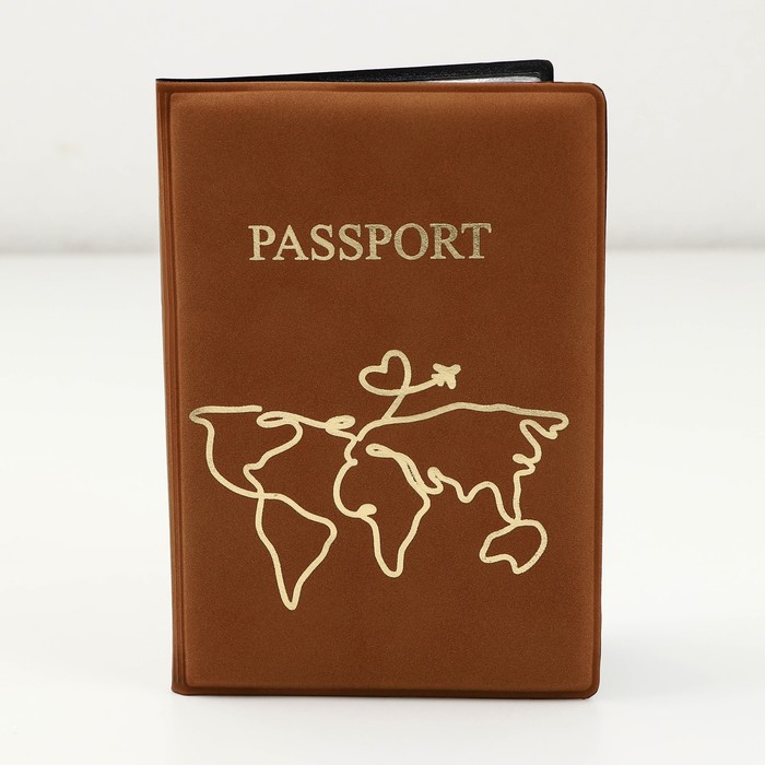 Обложка для паспорта «Мир», искусственная кожа