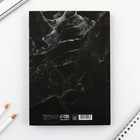 Ежедневник А5, 160 л. твердая обложка «Черный мрамор» - Фото 2